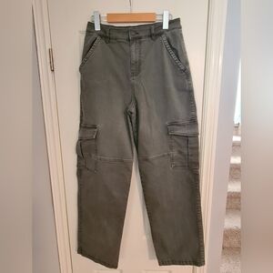 Garage Women's Olive Cargo Pants, Size Small